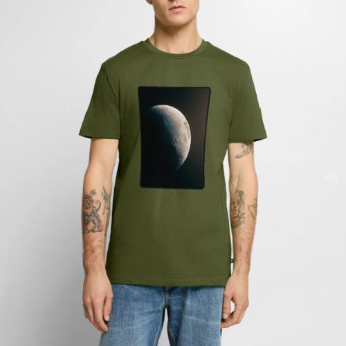 Crescent Moon Celestial Artwork - Men's Premium T-Shirt
