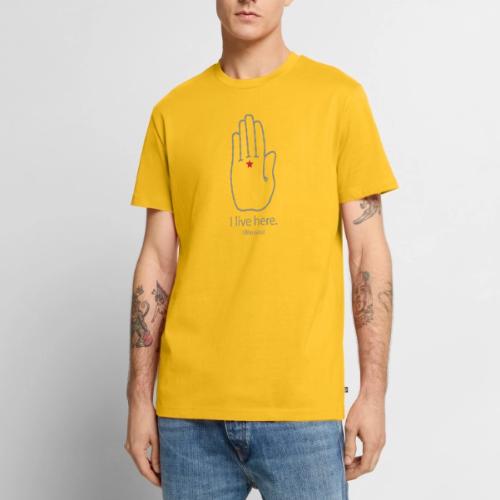 I Live Here: Wausau - Men's Premium T-Shirt