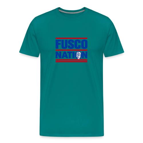 Fusco Nation with Mic (250th Show Commemorative) - Men's Premium T-Shirt