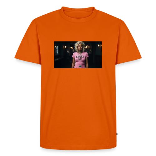 **Smoke Pot Pink Rebel Tee** - Men's Premium T-Shirt