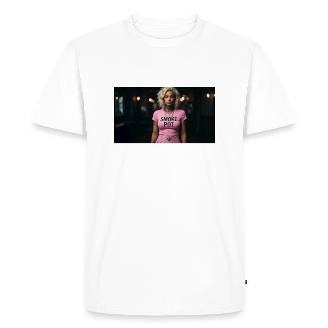 **Smoke Pot Pink Rebel Tee**