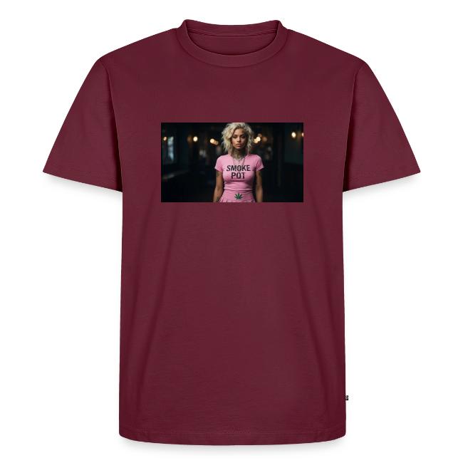 **Smoke Pot Pink Rebel Tee**