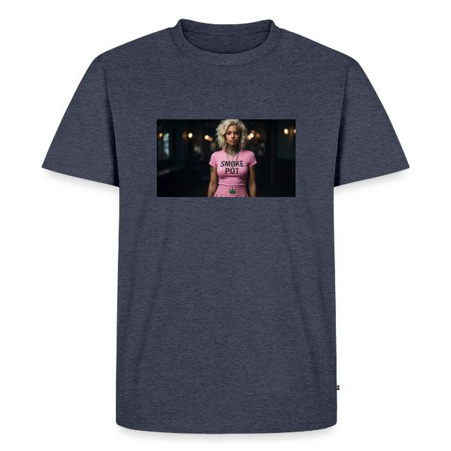 **Smoke Pot Pink Rebel Tee**