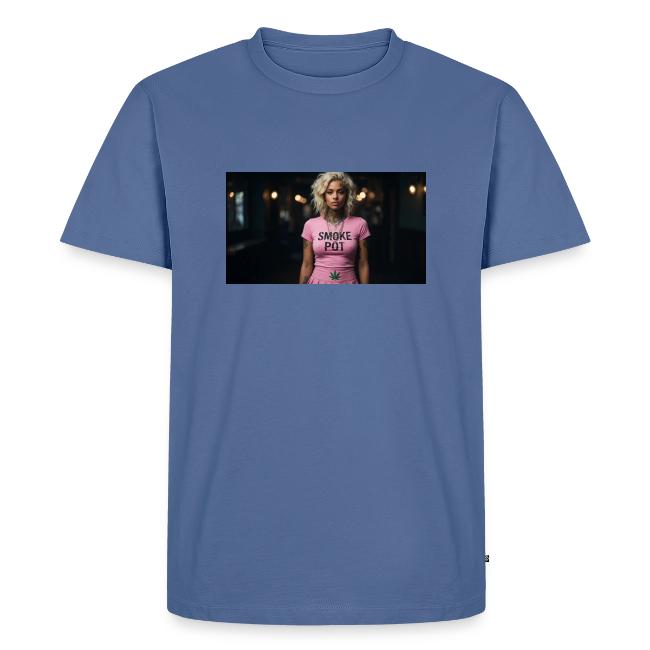 **Smoke Pot Pink Rebel Tee**