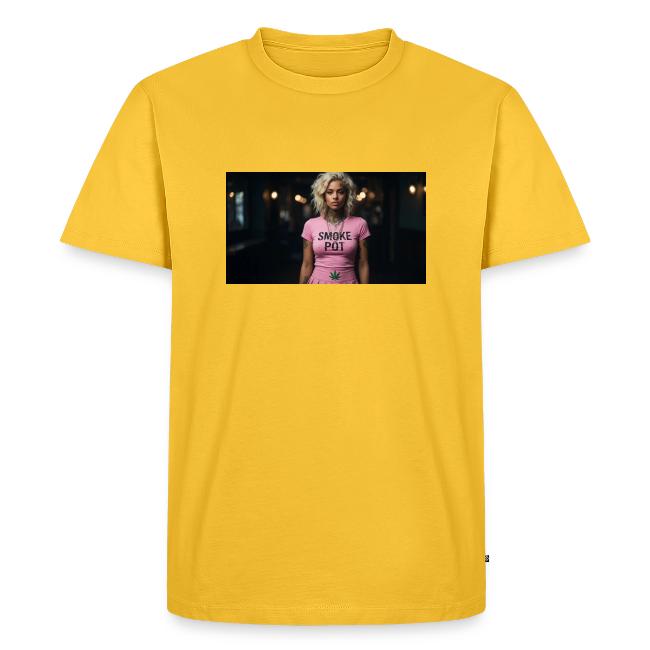 **Smoke Pot Pink Rebel Tee**
