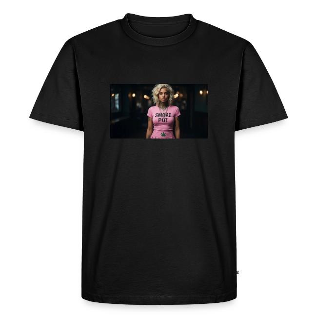 **Smoke Pot Pink Rebel Tee**