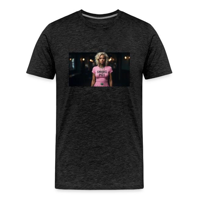 **Smoke Pot Pink Rebel Tee**