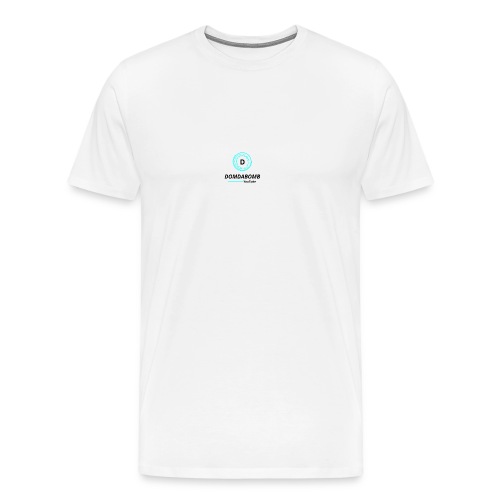 Lit DomDaBomb Logo For WHITE or Light COLORS Only - Men's Premium T-Shirt