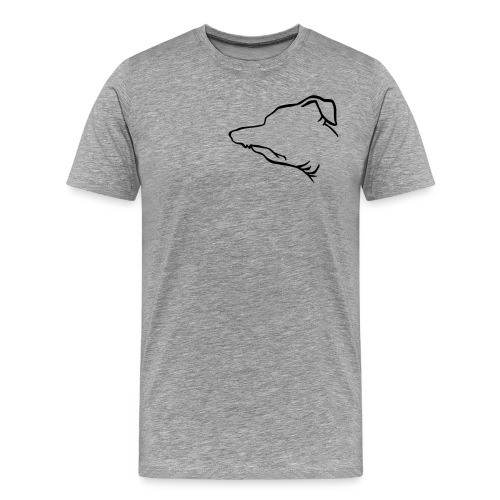 Profile Outline - Men's Premium T-Shirt