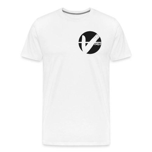 Black YT Logo png - Men's Premium T-Shirt