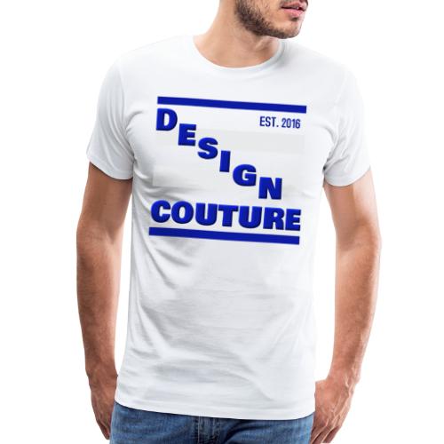DESIGN COUTURE EST 2016 BLUE - Men's Premium T-Shirt