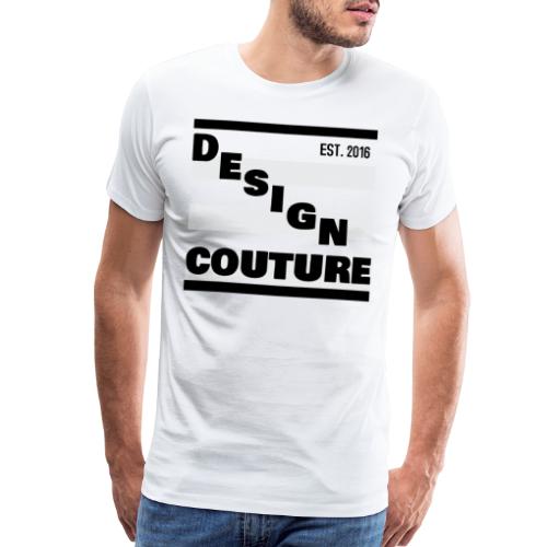 DESIGN COUTURE EST 2016 BLACK - Men's Premium T-Shirt
