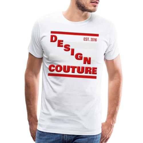 DESIGN COUTURE EST 2016 RED - Men's Premium T-Shirt