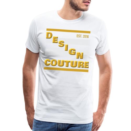 DESIGN COUTURE EST 2016 GOLD - Men's Premium T-Shirt