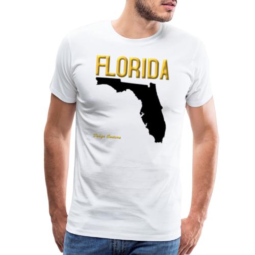 FLORIDA REGION MAP GOLD - Men's Premium T-Shirt