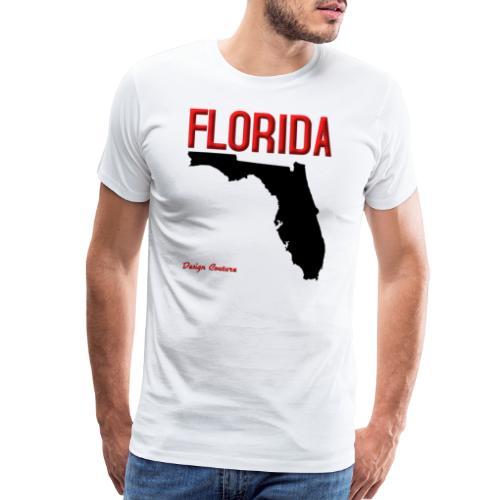 FLORIDA REGION MAP RED - Men's Premium T-Shirt