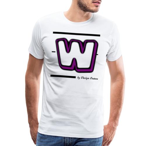 W PURPLE - Men's Premium T-Shirt
