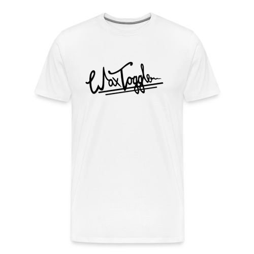 wax toggle black logo des - Men's Premium T-Shirt