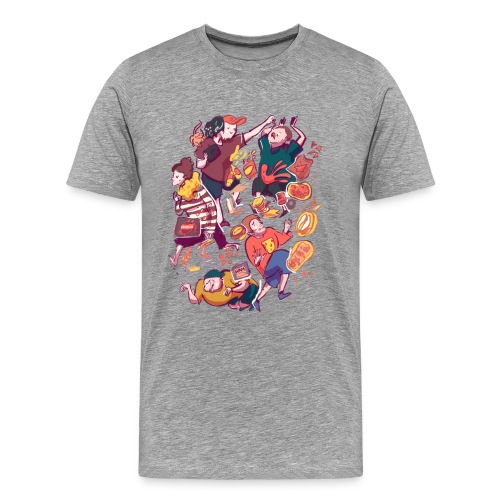 Wreckless Montage - Men's Premium T-Shirt