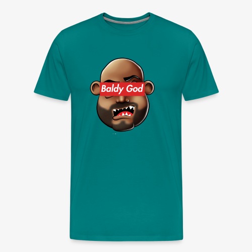 BALDY GOD - Men's Premium T-Shirt