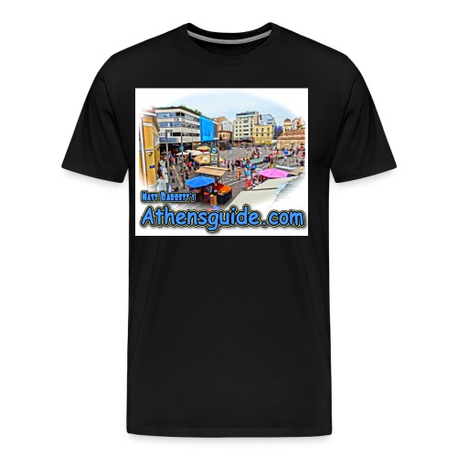 Athensguide Monastiraki jpg - Men's Premium T-Shirt