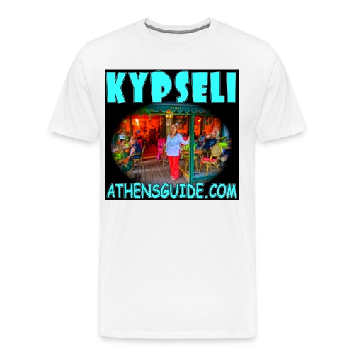 Kypseli Foibos Black jpg - Men's Premium T-Shirt