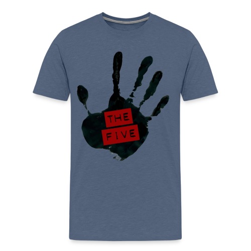 the five logo black on transparent - Men's Premium T-Shirt