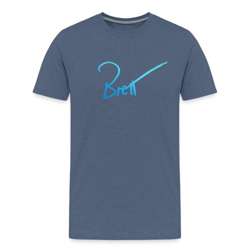 Handwritten Brett - Men's Premium T-Shirt