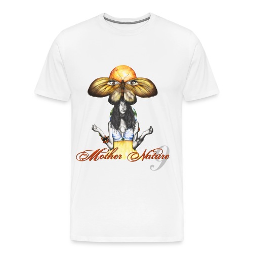 mother nature ix white - Men's Premium T-Shirt