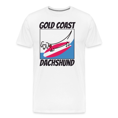 Gold Coast Dachshund - Men's Premium T-Shirt