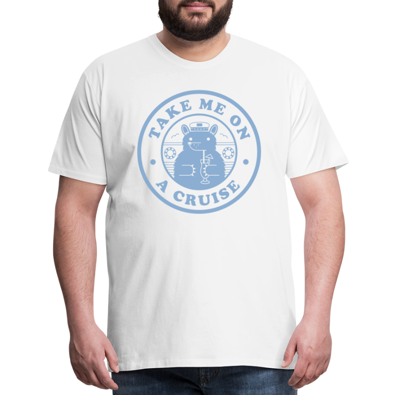 Bear Light Blue Cruise - Men's Premium T-Shirt
