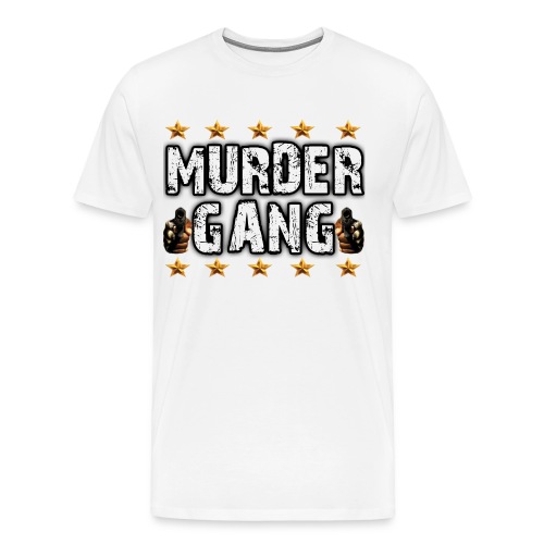 MURDERGANG WHITE - Men's Premium T-Shirt