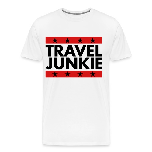 Travel junkie - Men's Premium T-Shirt