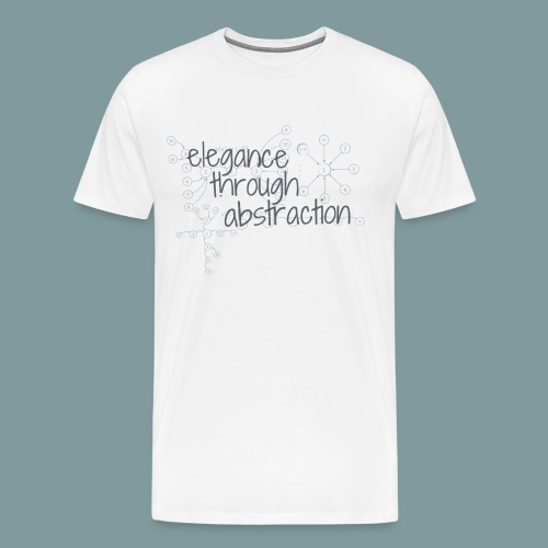 Elegance through Abstraction - Men's Premium T-Shirt