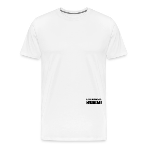 BLK Collingwood Central Logo - Men's Premium T-Shirt