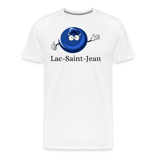 Bleuet Lac Saint Jean - Men's Premium T-Shirt