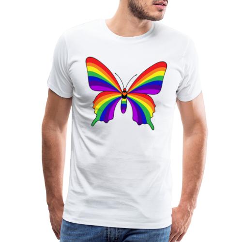 Rainbow Butterfly - Men's Premium T-Shirt