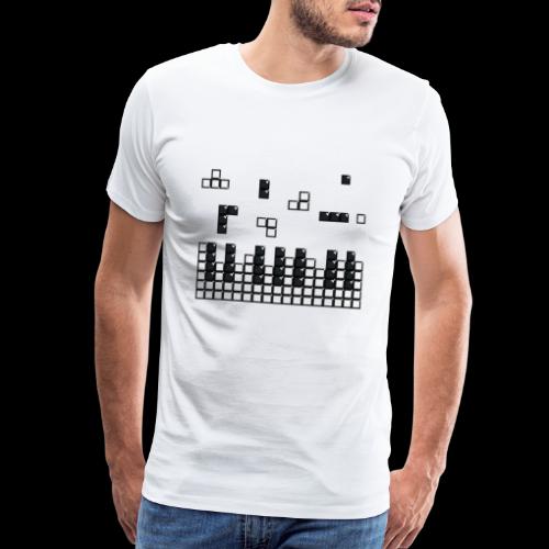 Hit the Brick Piano Keys - Men's Premium T-Shirt