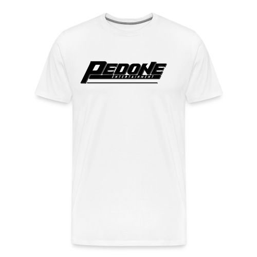PE Logo Primary Mono Whit - Men's Premium T-Shirt