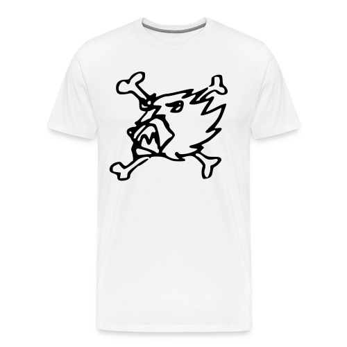 lion jolly roger pirate flag - Men's Premium T-Shirt