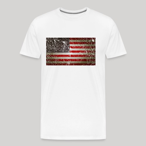 US Flag distressed - Men's Premium T-Shirt