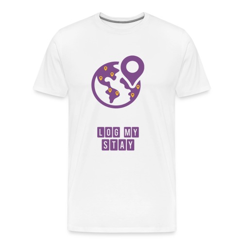 Purple logo - Men's Premium T-Shirt