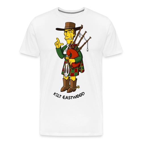 kilt eastwood - Men's Premium T-Shirt