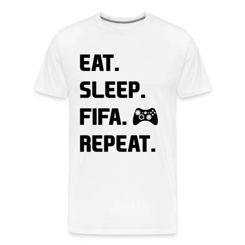 EatSleepFifaRepeat - Men's Premium T-Shirt