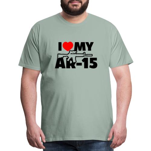 I LOVE MY AR-15 - Men's Premium T-Shirt