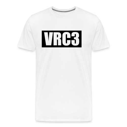 VRC3 in block Black box - Men's Premium T-Shirt