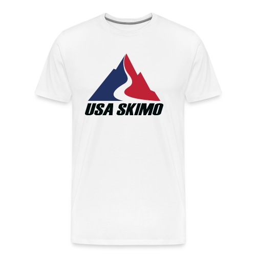 USA Skimo Logo - Stacked - Color - Men's Premium T-Shirt