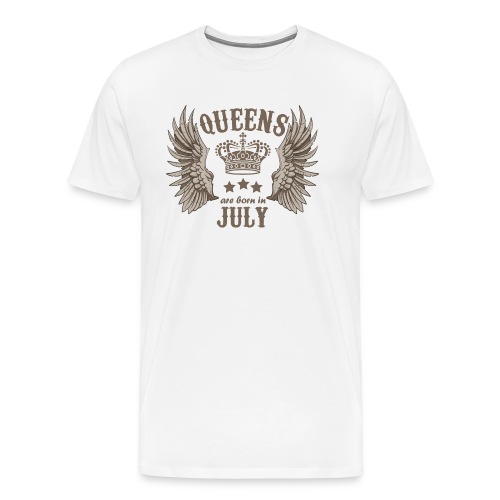Queens are born in July - Men's Premium T-Shirt
