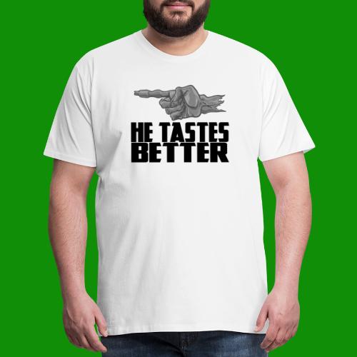 He Tastes Better - Zombies - Men's Premium T-Shirt