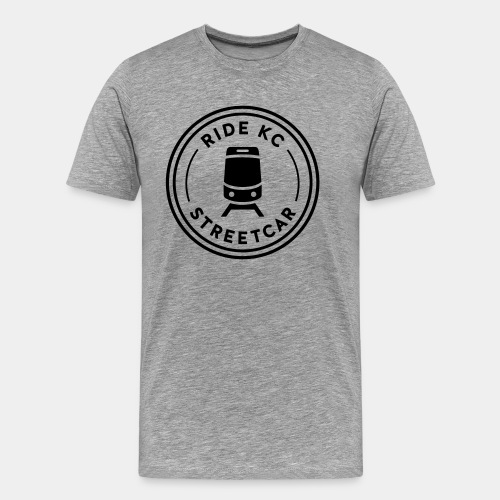 KC Streetcar Black Stamp - Men's Premium T-Shirt
